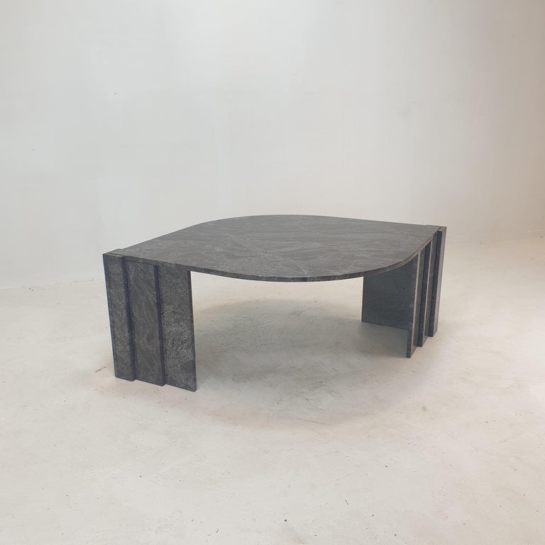 Italian Granite Coffee Table, 1980's For Sale at 1stDibs