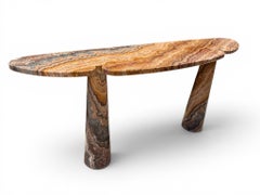 Italienischer Konsolentisch aus Granit, 1980er Jahre