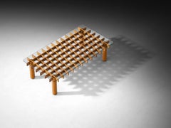 Italian Graphic Coffee Table in Ash