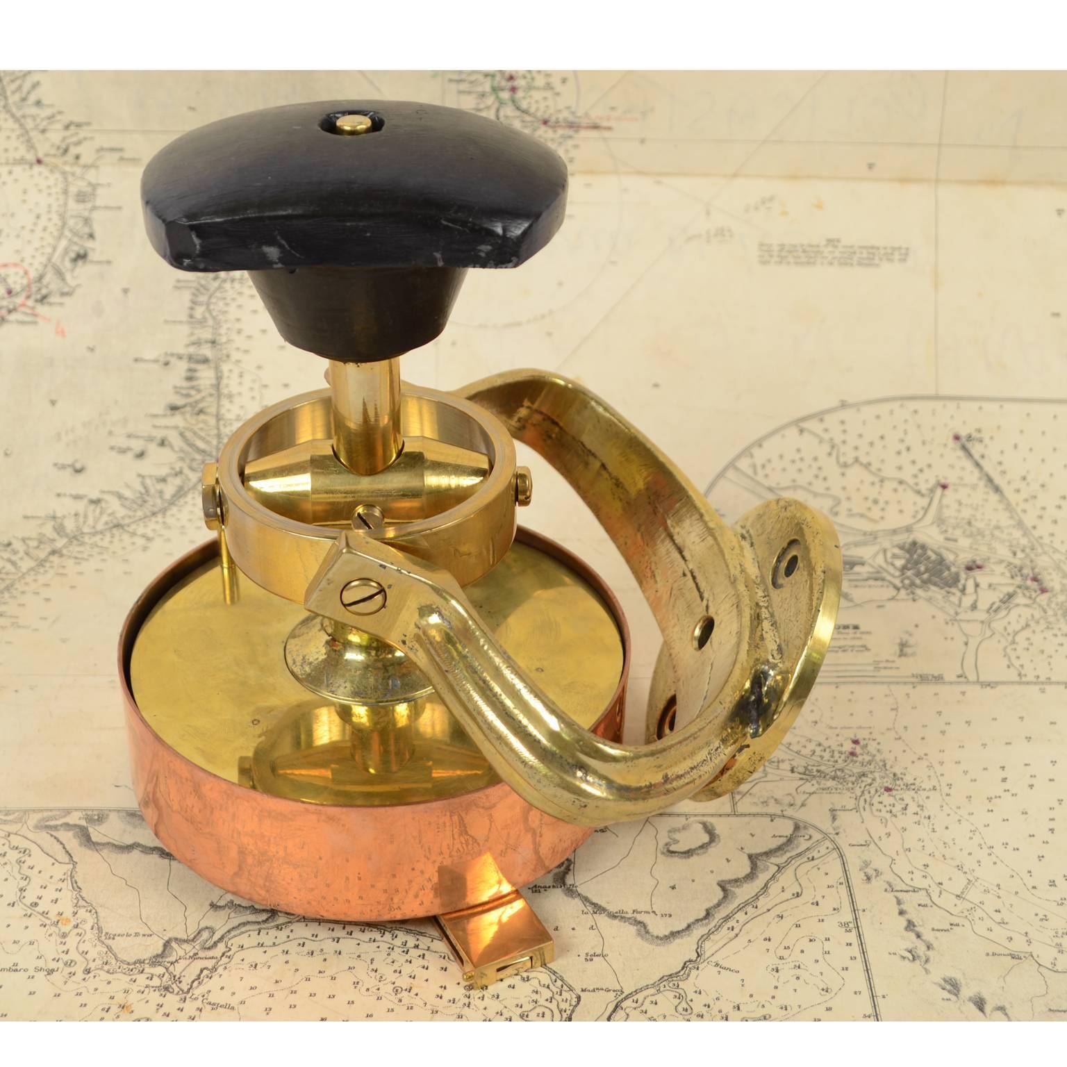Antique Italian Nautical Graphometer with its Original Wooden Box Genoa, 1940s For Sale 12