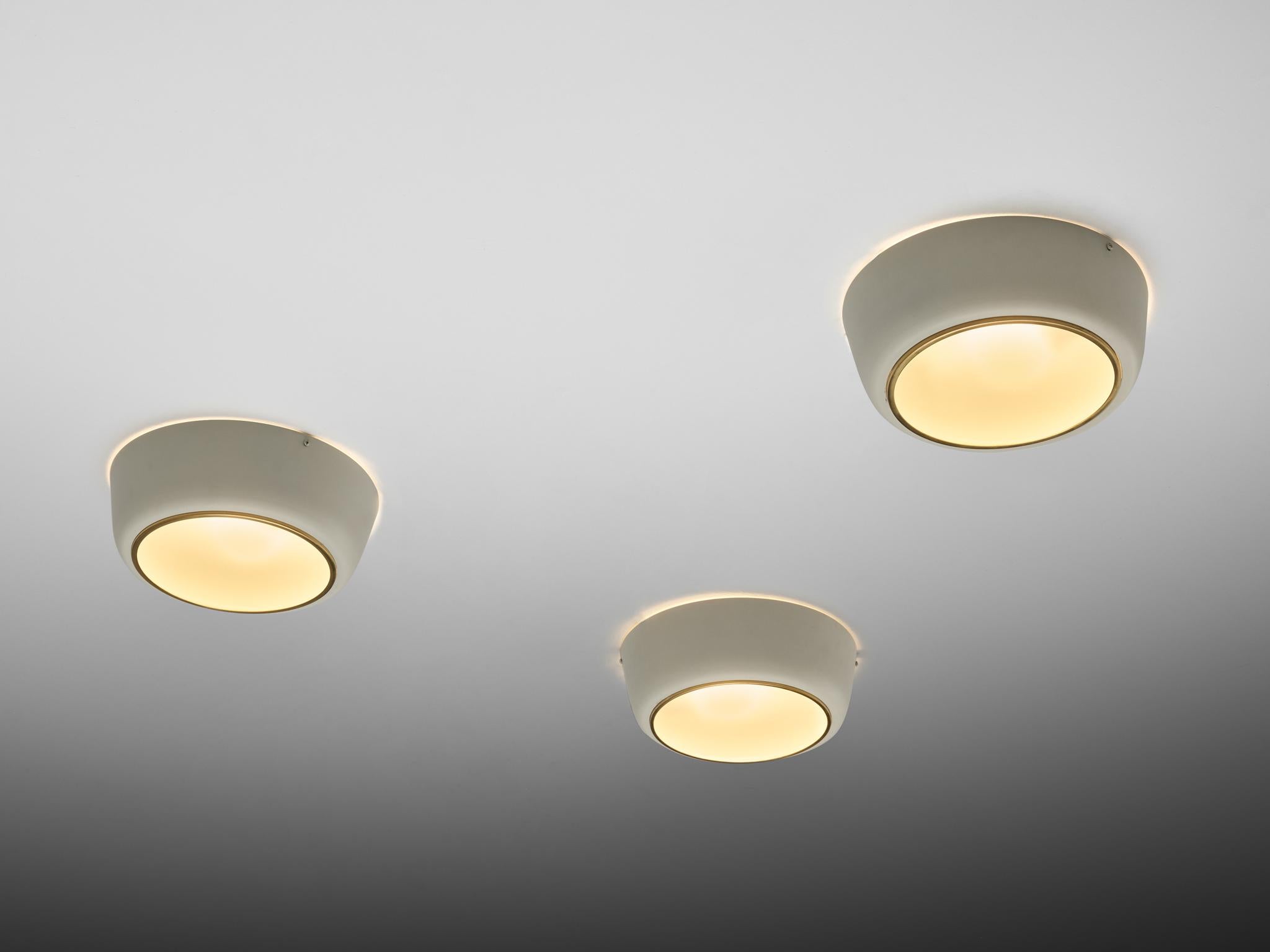 Lámparas de techo italianas Greco illuminazione finales del siglo XX en venta