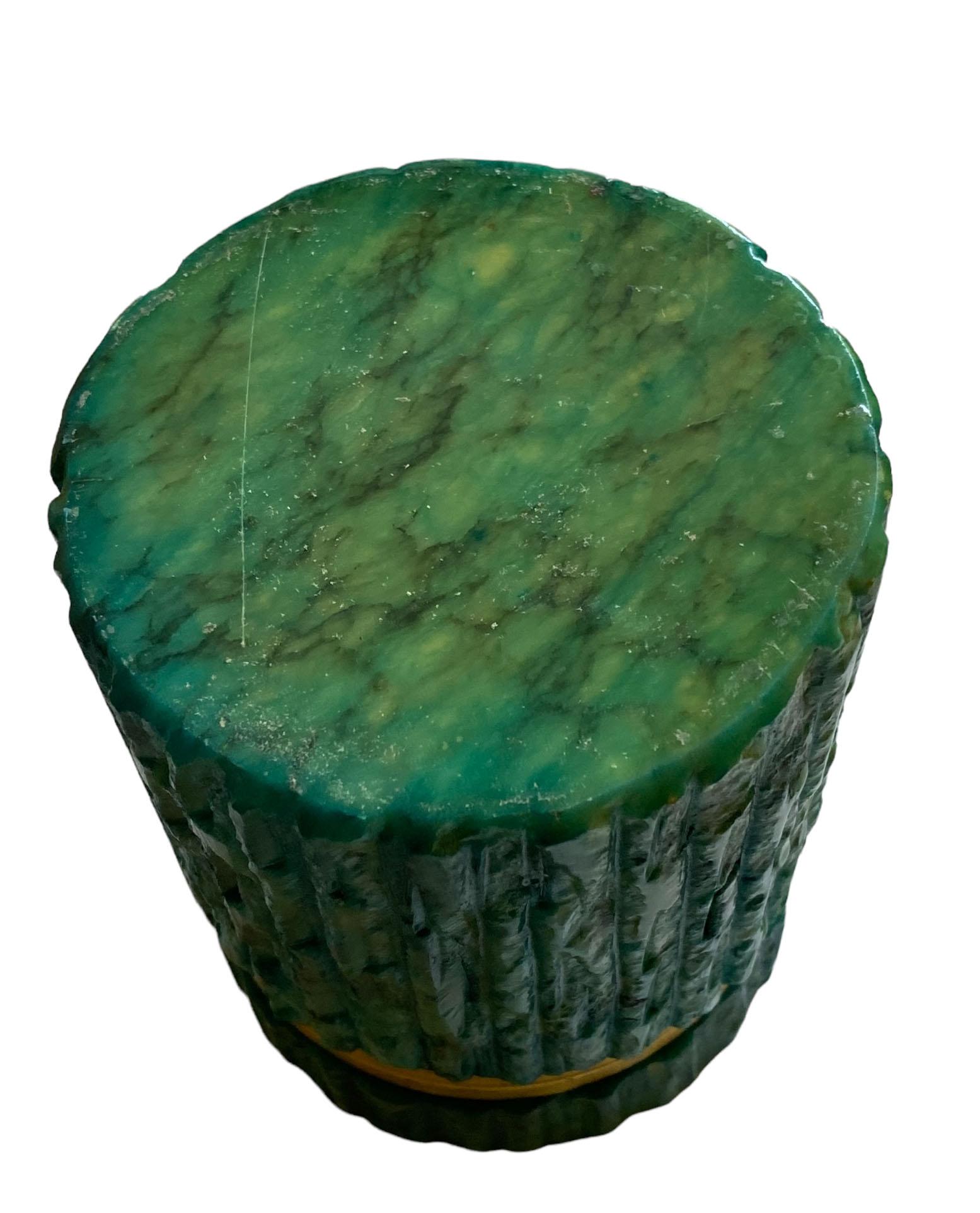 Italian Green Alabaster Box 5