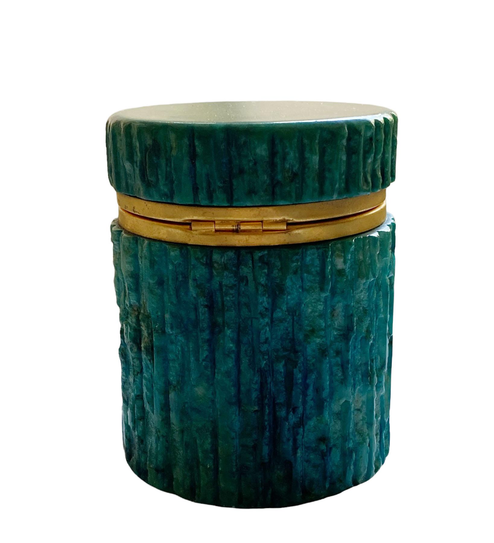 Italian Green Alabaster Box 4