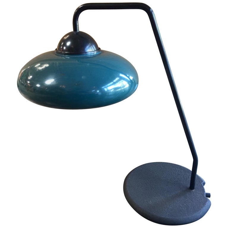 Italian Green Desk Lamp by Stilnovo, 1960s For Sale
