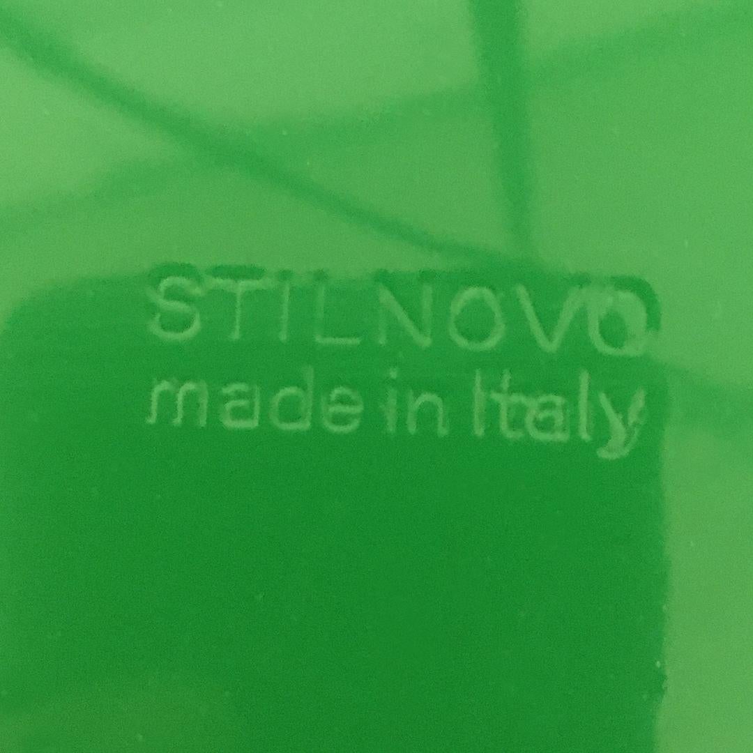Italian Green Enameled Hat Chandelier by Joe Colombo for Stilnovo, 1974 3