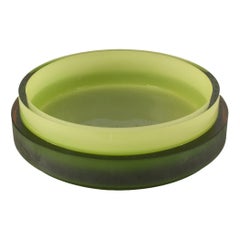 Italian Green Glass Bowl
