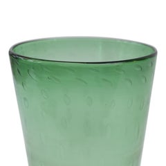 Italian Green Glass Vase