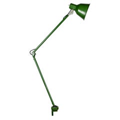 Italian Green Industrial Lamp by Rimsa, 1950s