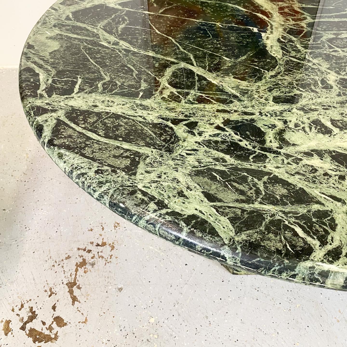 round green marble table