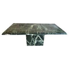 Italian Green Marble Dining Table