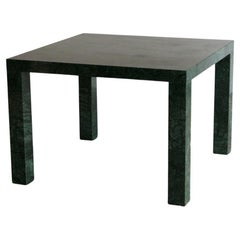 Used Italian Green Marble Dining Table