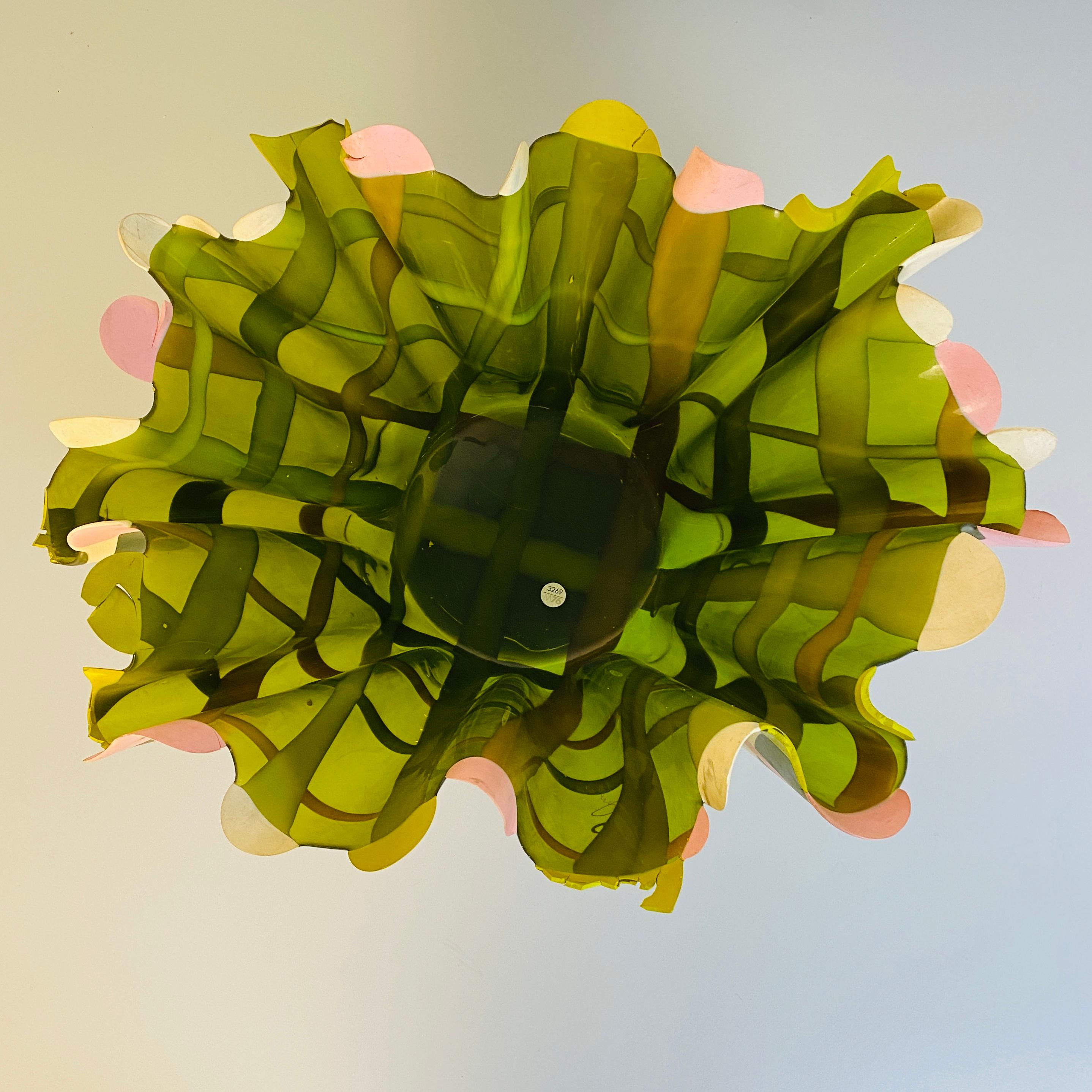 Italian Green Resin Vase Mod. Tartatn by Paola Navone for Corsi Design, 2019 1