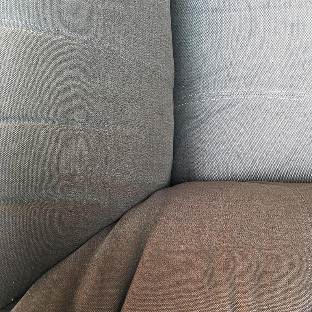 Italian Grey Fabric Le Bambole Sofa Designed by Mario Bellini for B&B, 1972 5
