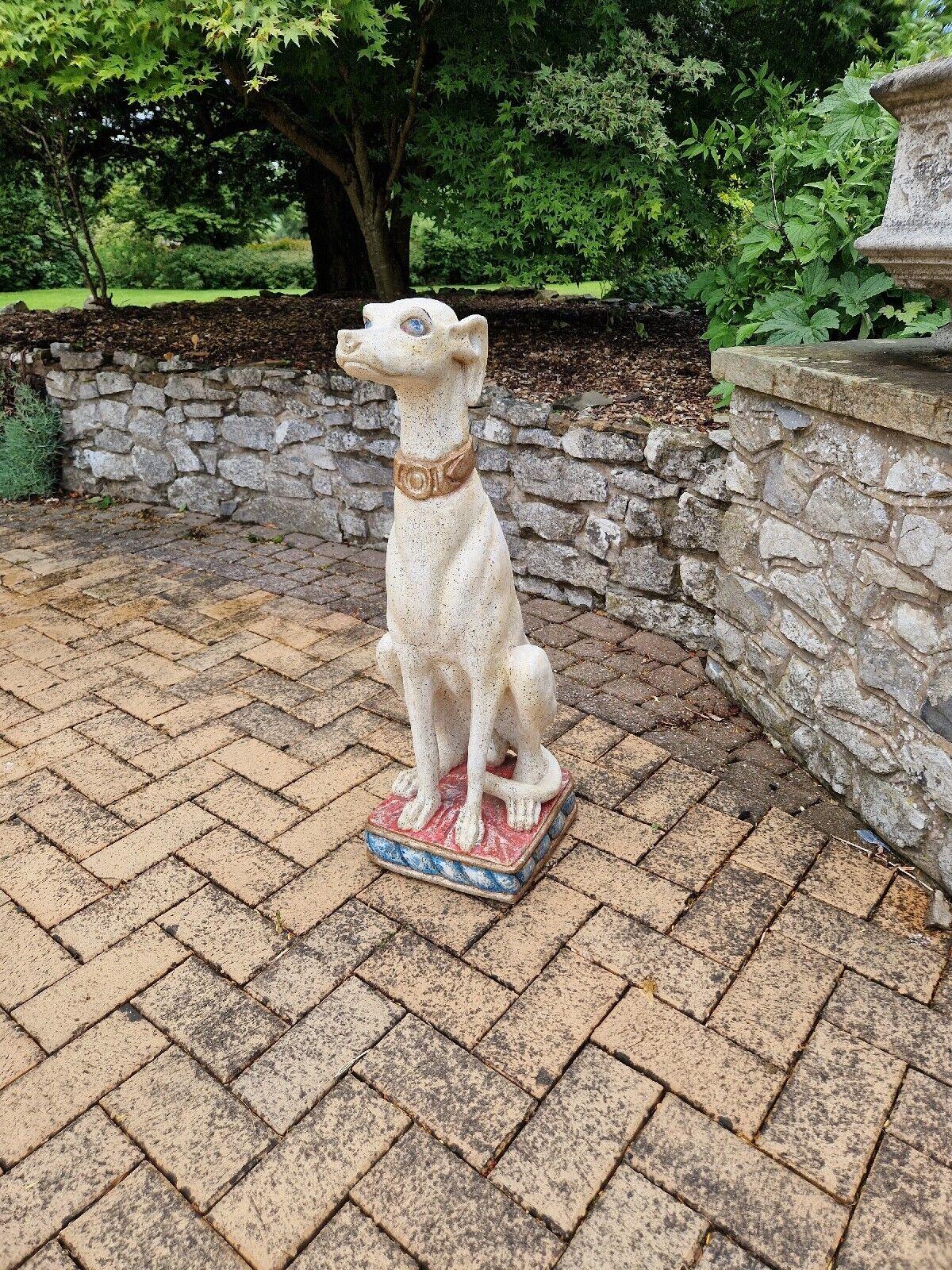 Life Size Greyhound Dog Sculpture Art Deco 6