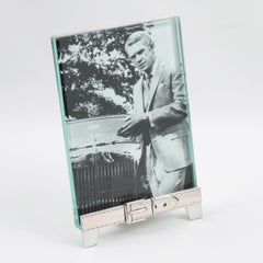 Gucci Silver Plate Belt Picture Frame
