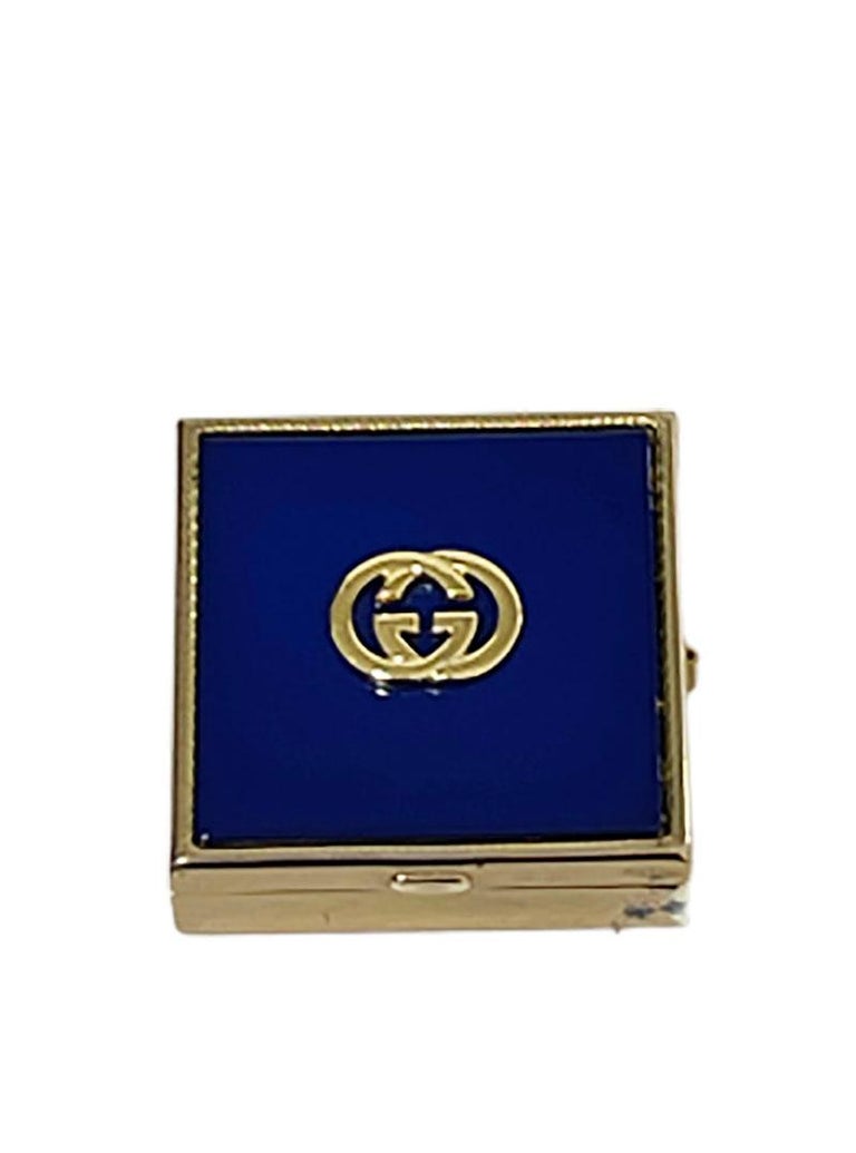Italian Gucci Small Square Pill / Small Sweets Box at 1stDibs