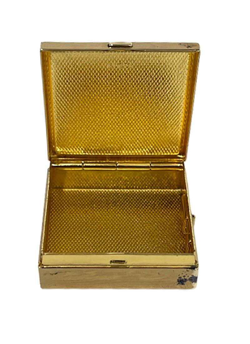 20th Century Italian Gucci Small Square Pill / Small Sweets Box