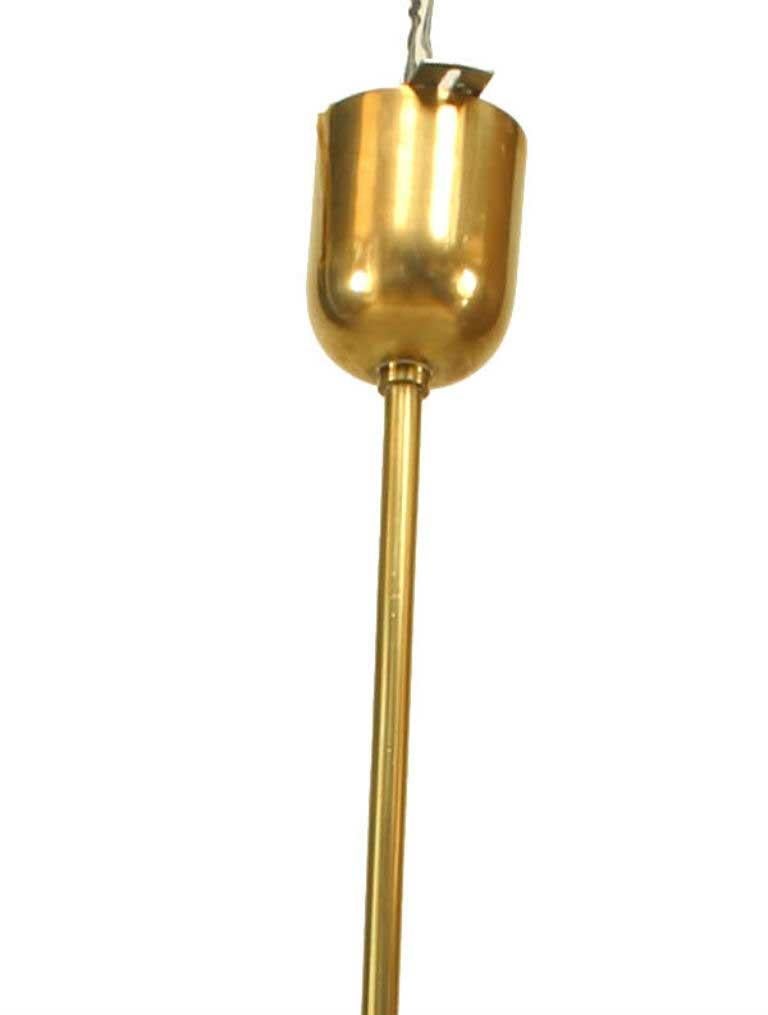 Lustre italien gravé en volutes et treillis de Guglielmo Ulrich Bon état - En vente à Queens, NY