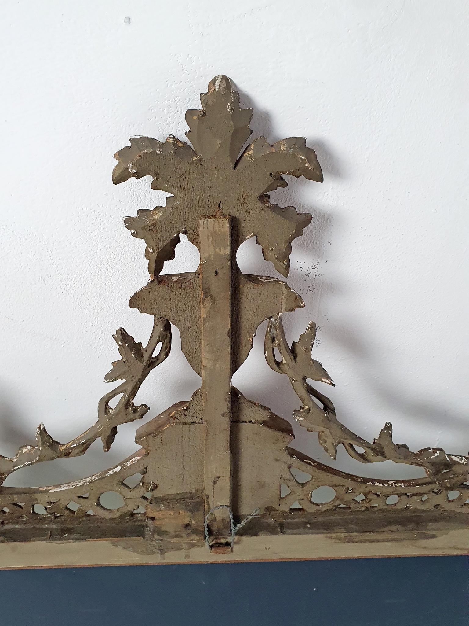 Italian Guilded Mantle Mirror For Sale 1