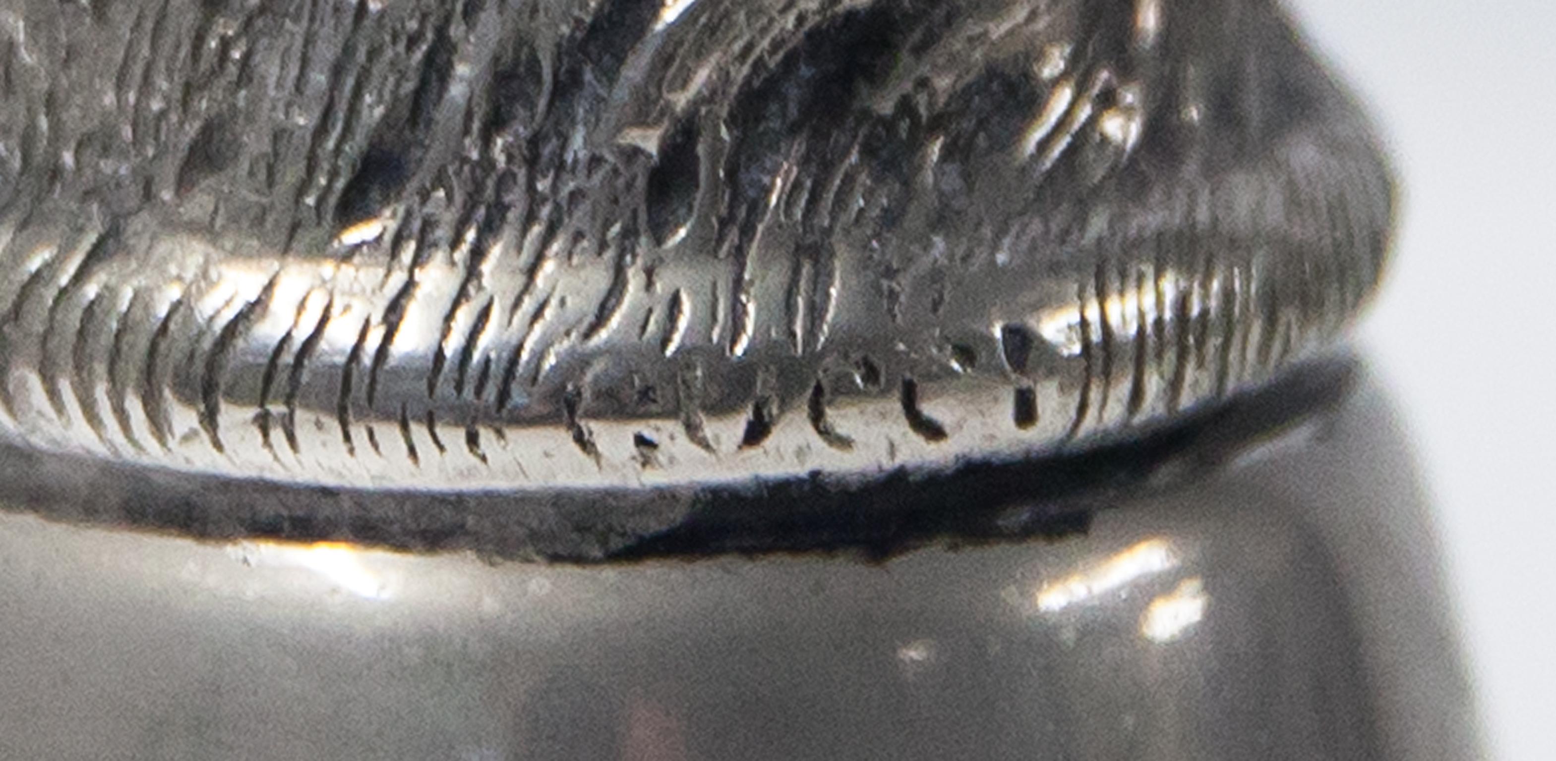 Etrivières italiennes en métal argenté de Gucci Hallmarked 1970s en vente 7