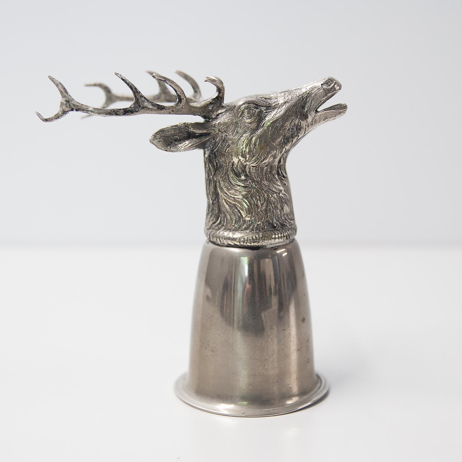 Plaqué argent Etrivières italiennes en métal argenté de Gucci Hallmarked 1970s en vente