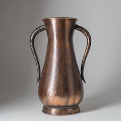 Italian Hammered Copper Umbrella Stand, circa 1950