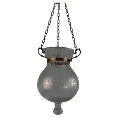 Italian Hand Blown Glass Bell Jar