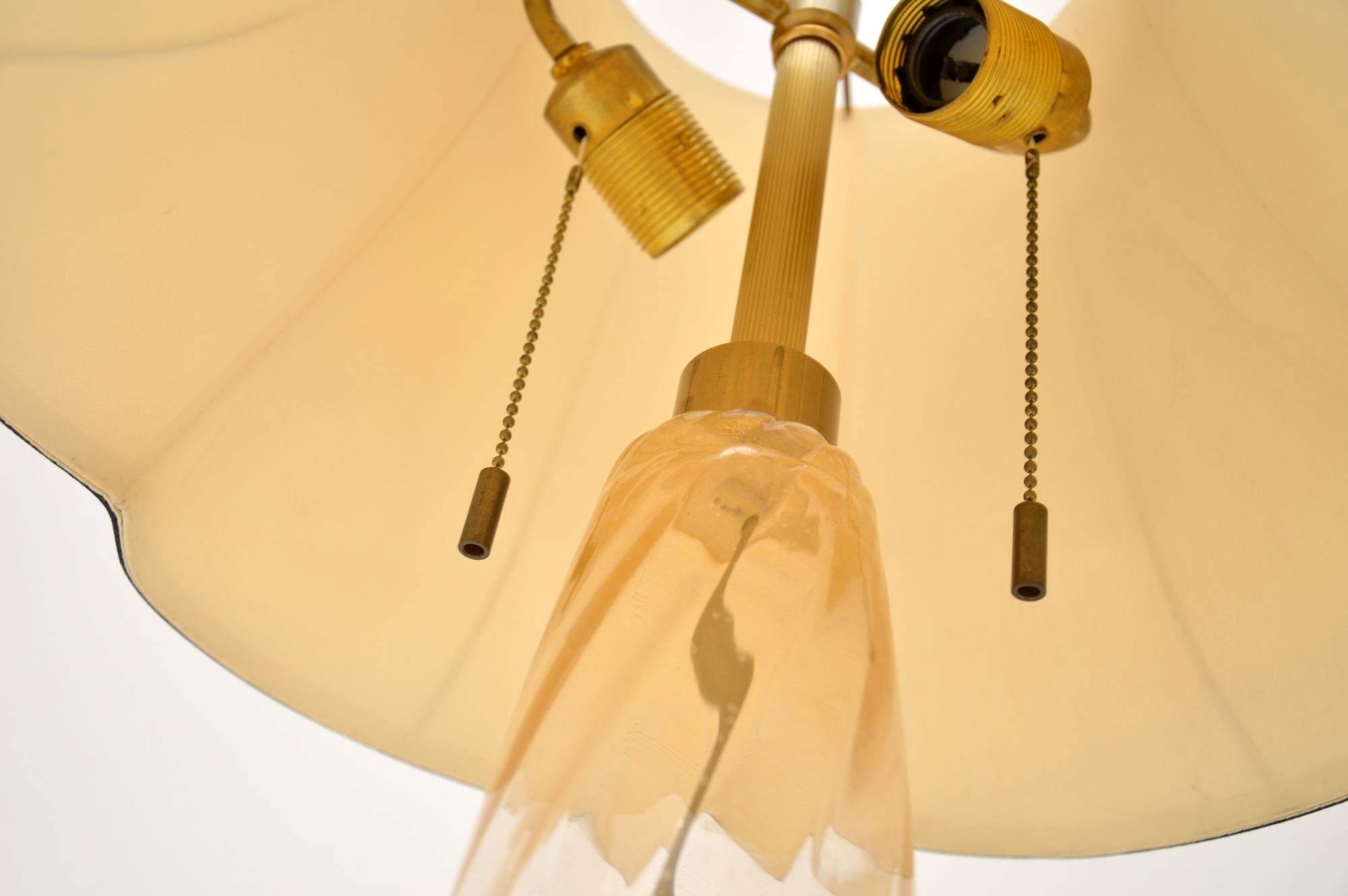 Italian Hand Blown Murano Glass Lamp by John Hutton for Donghia 3
