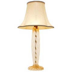 Italian Hand Blown Murano Glass Lamp by John Hutton for Donghia