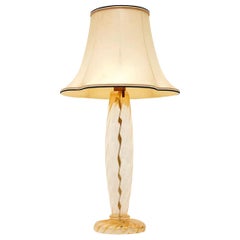 Italian Hand Blown Murano Glass Lamp by John Hutton for Donghia