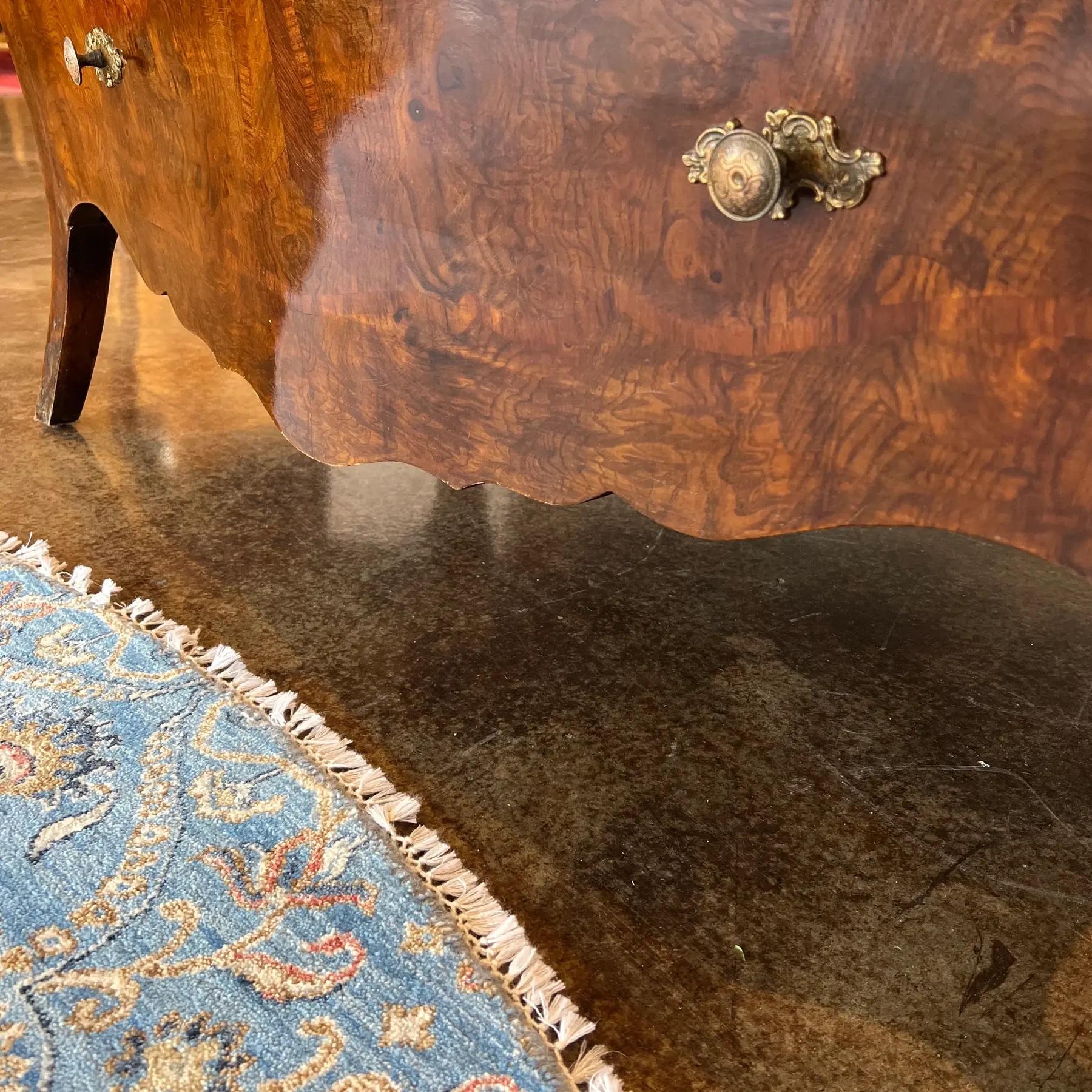 Italian Hand Carved Genoese Baroque Style Commode / Chest of Drawers For Sale 4