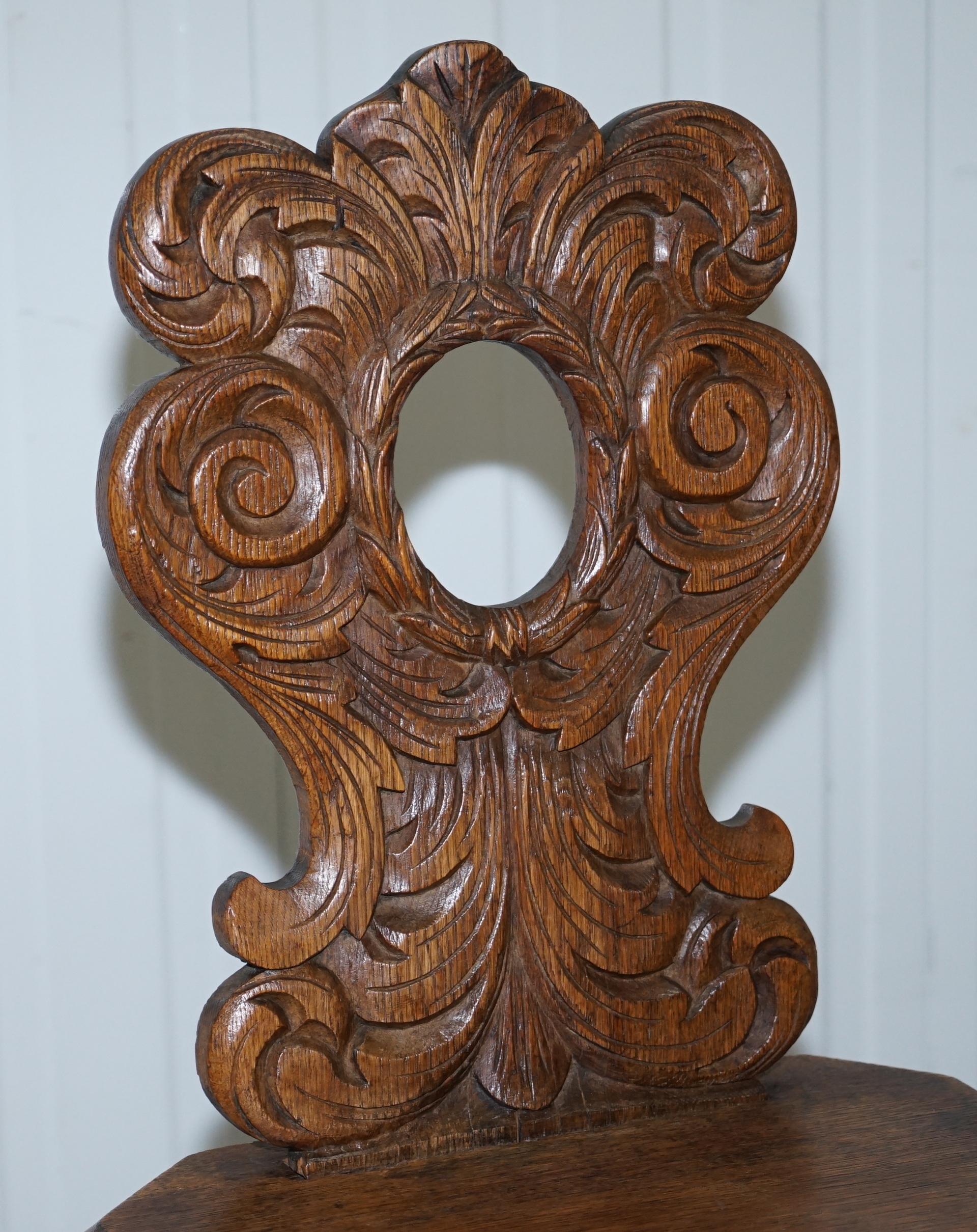 ornate wood chair