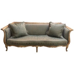 Italian Hand Carved Sofa, Late 20th Century