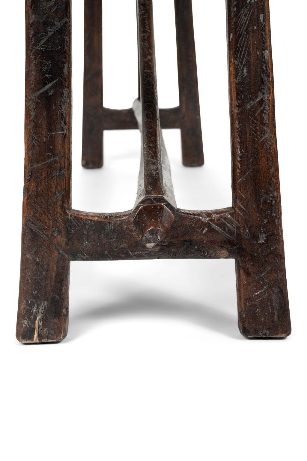 Italian Hand-Carved Walnut Console For Sale 5