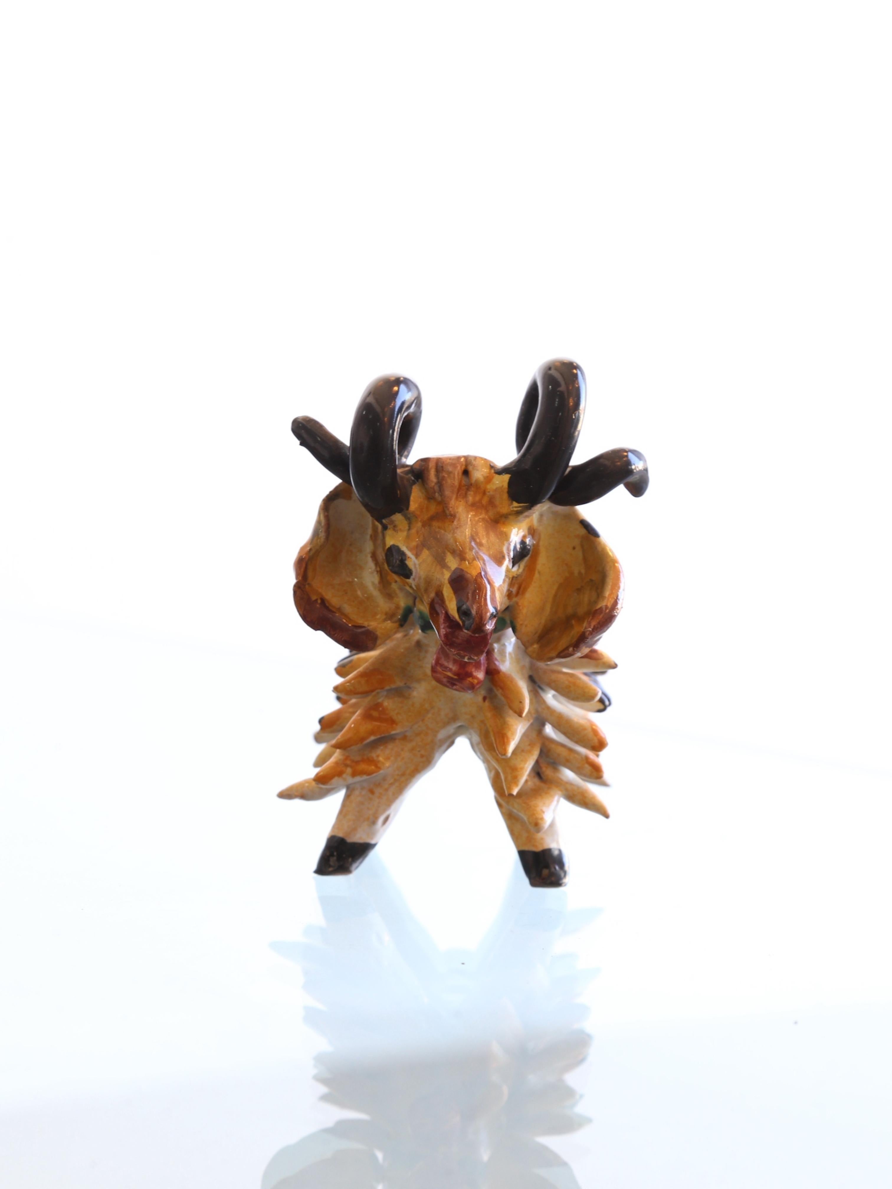 Mid-Century Modern Italian Handcrafted Animal Sculpture, 1960s For Sale