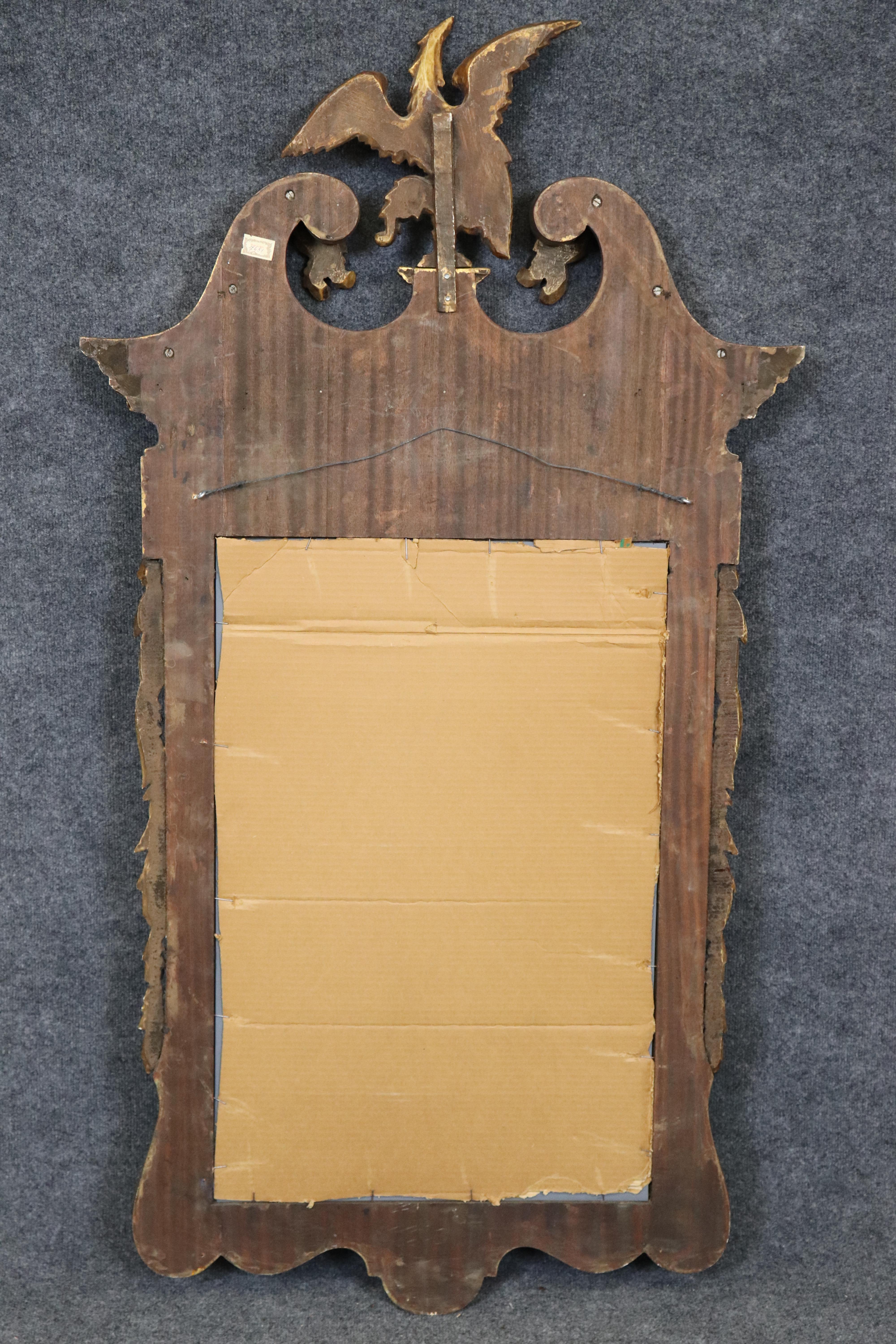 Miroir à aigle américain de style fédéral, fait à la main par des Italiens, style Feders  Frères en vente 6