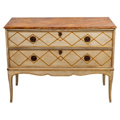 Italian Hand Painted Commode