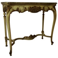 Italian Hand Painted Console Table