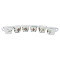 Italian Hand Painted Cups, Set of 6