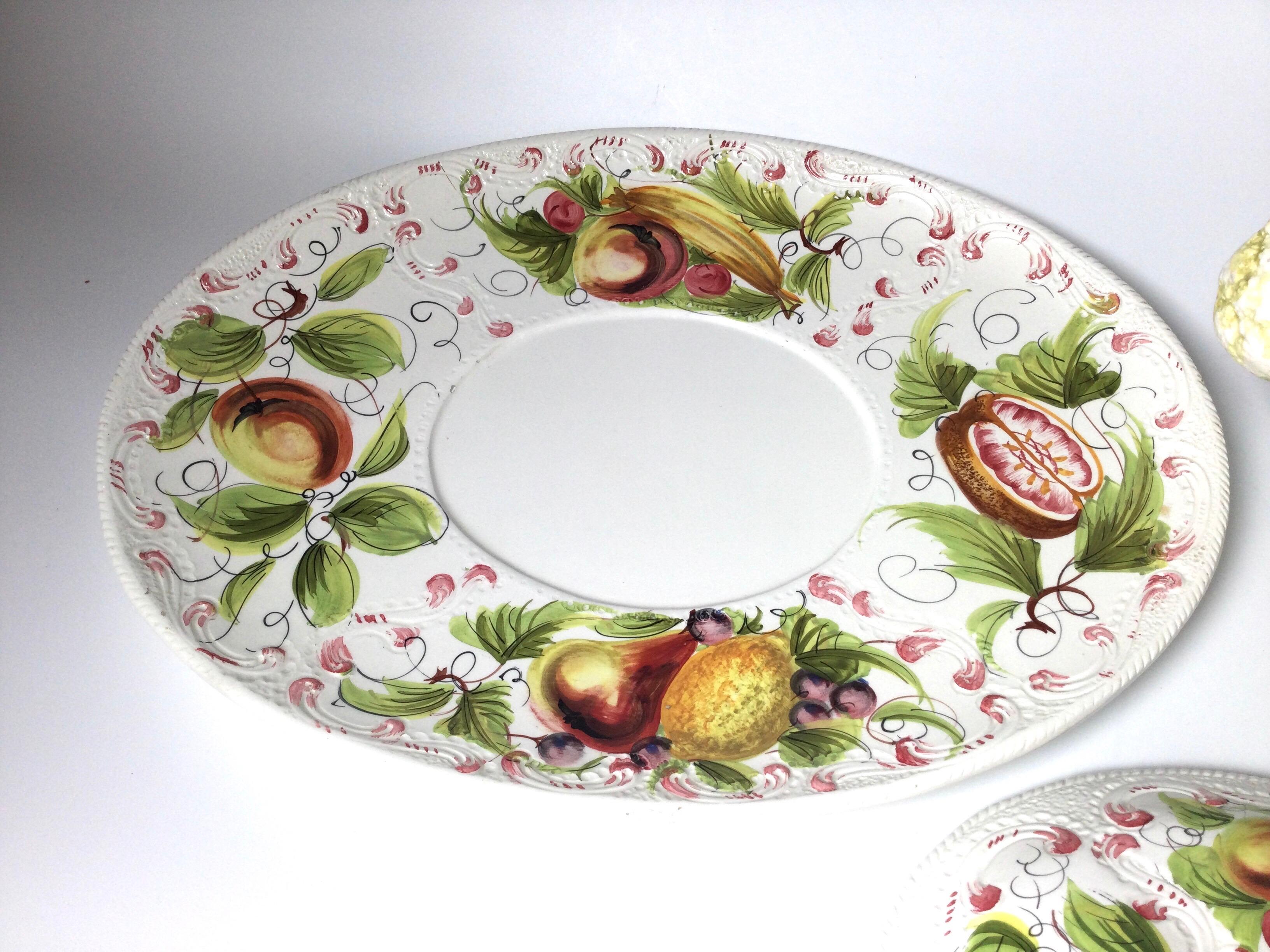 Italian Hand Painted Faience Glazed Tureen 1