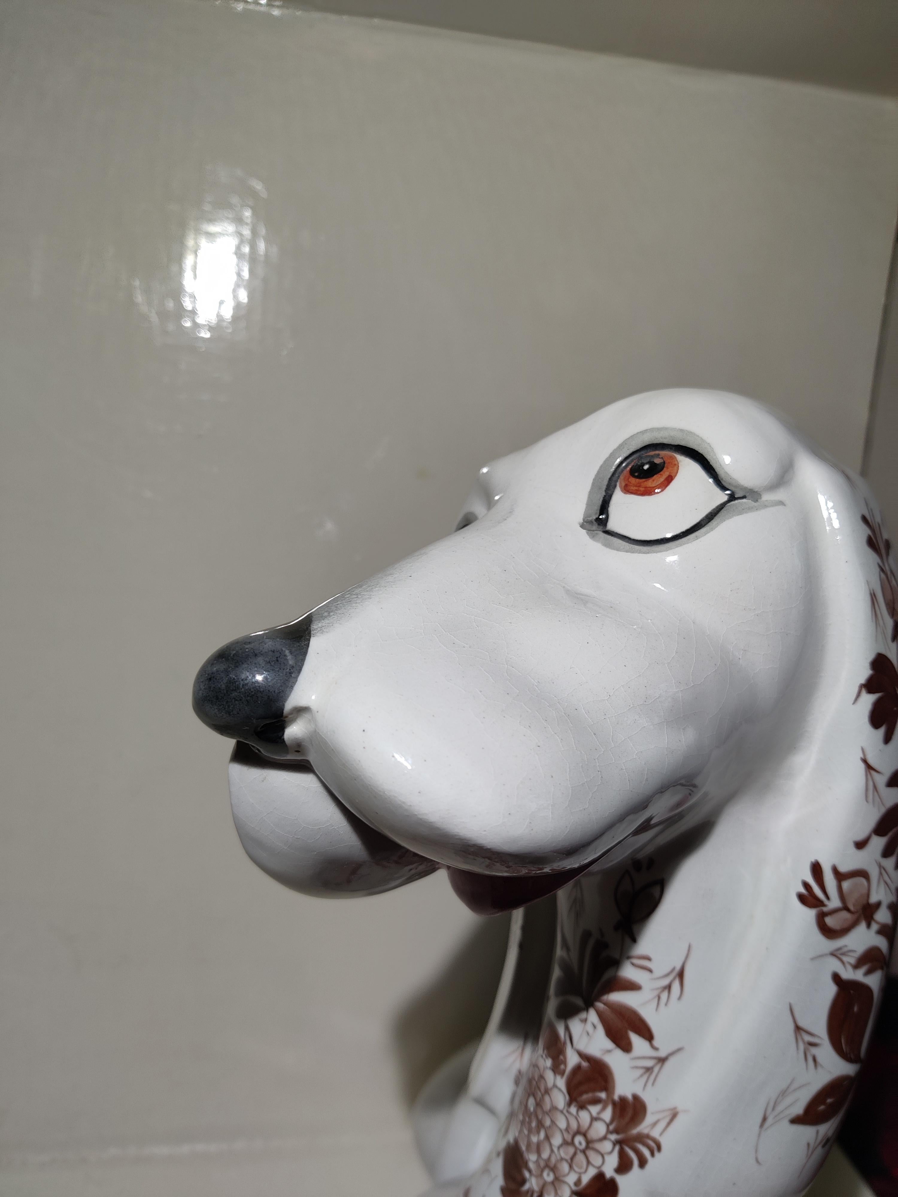 Italian Hand-Painted Life-size Dog For Sale 3