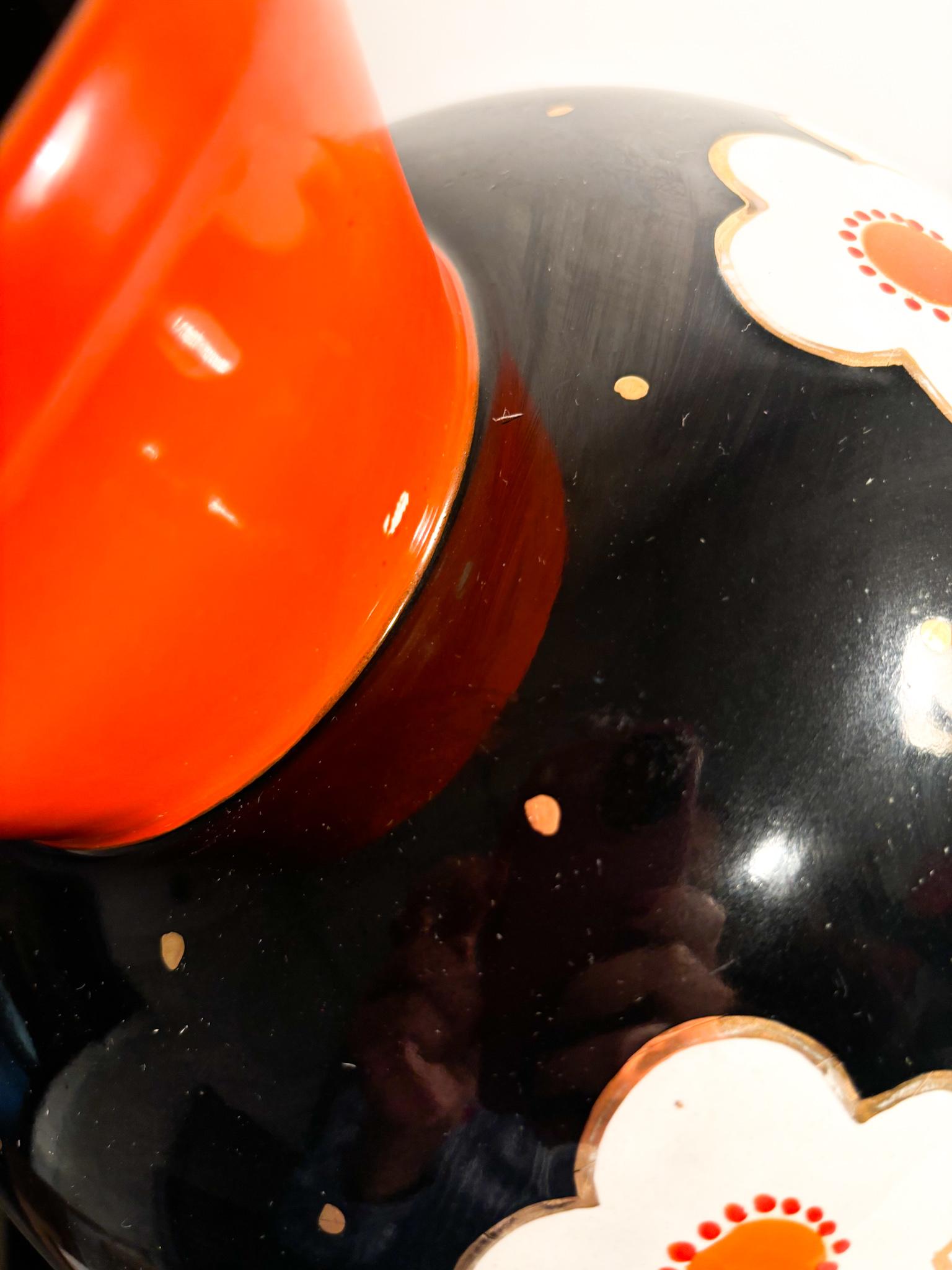Italian Hand-Painted Perugia Ceramic Vase from the 1950s 6