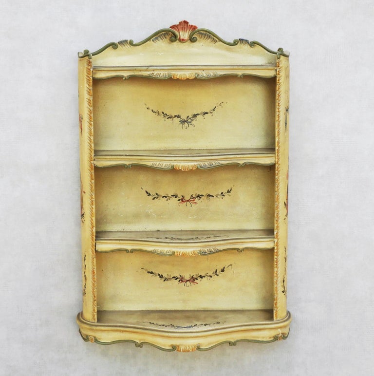 Italian Hand Painted Venetian Style Wall Shelf c1960 For Sale at ...