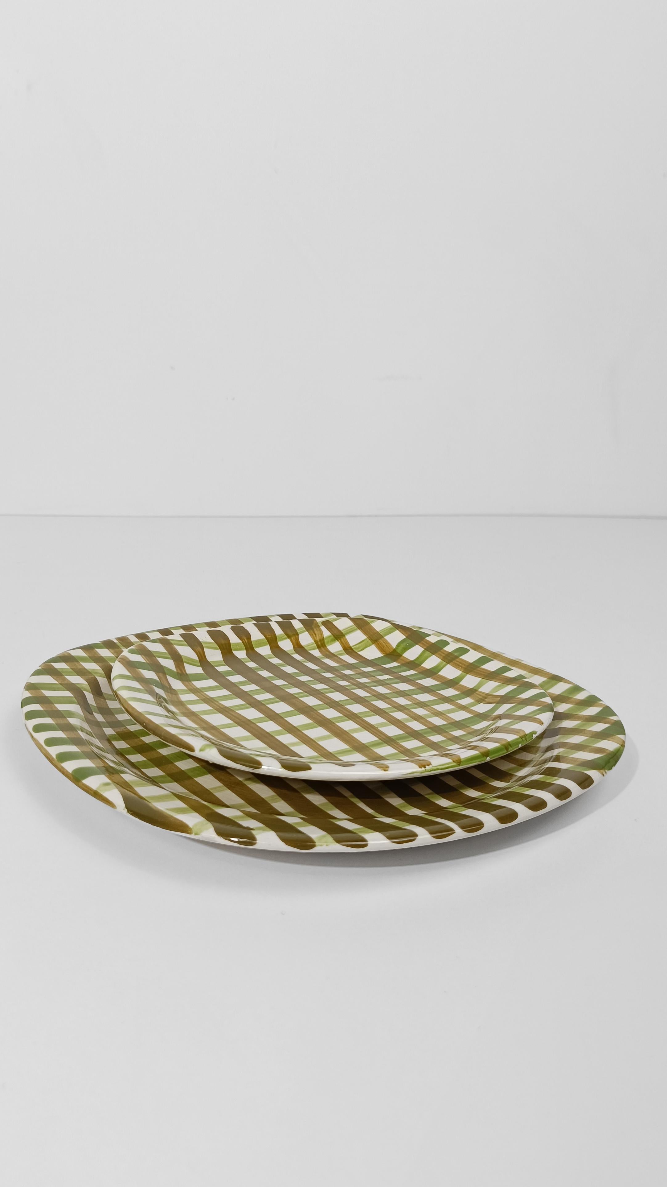 Italian Hand-Painted Vintage Ironstone Dinner Service By San Giovanni Valdarno 8