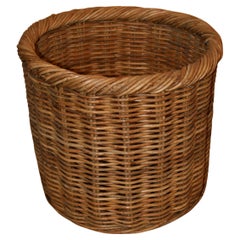 Italian Hand Woven Plant Holder/Waste Basket