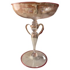 Italian Handcrafted Crystal Murano Glass 1970s