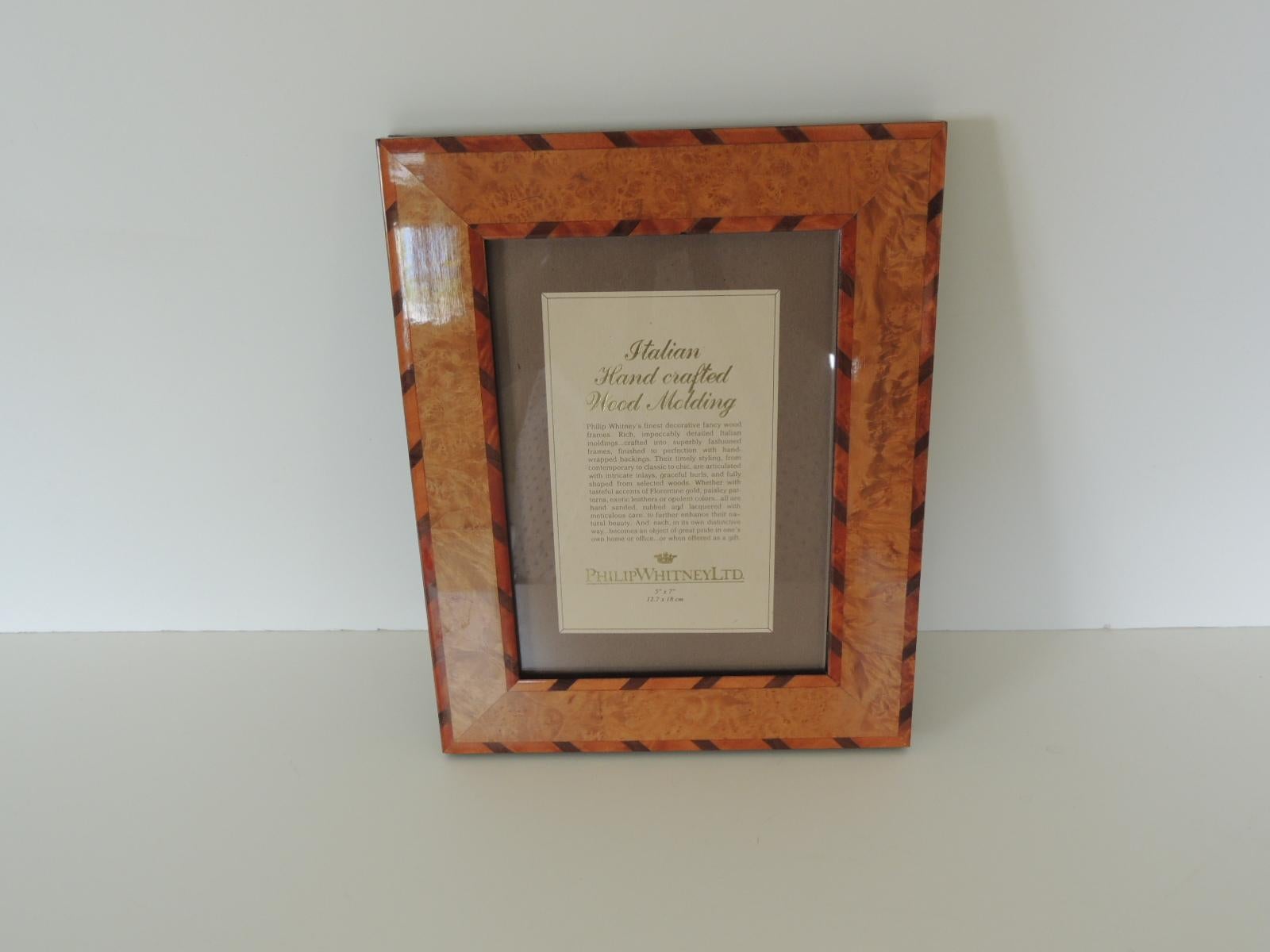 inlaid wood picture frames