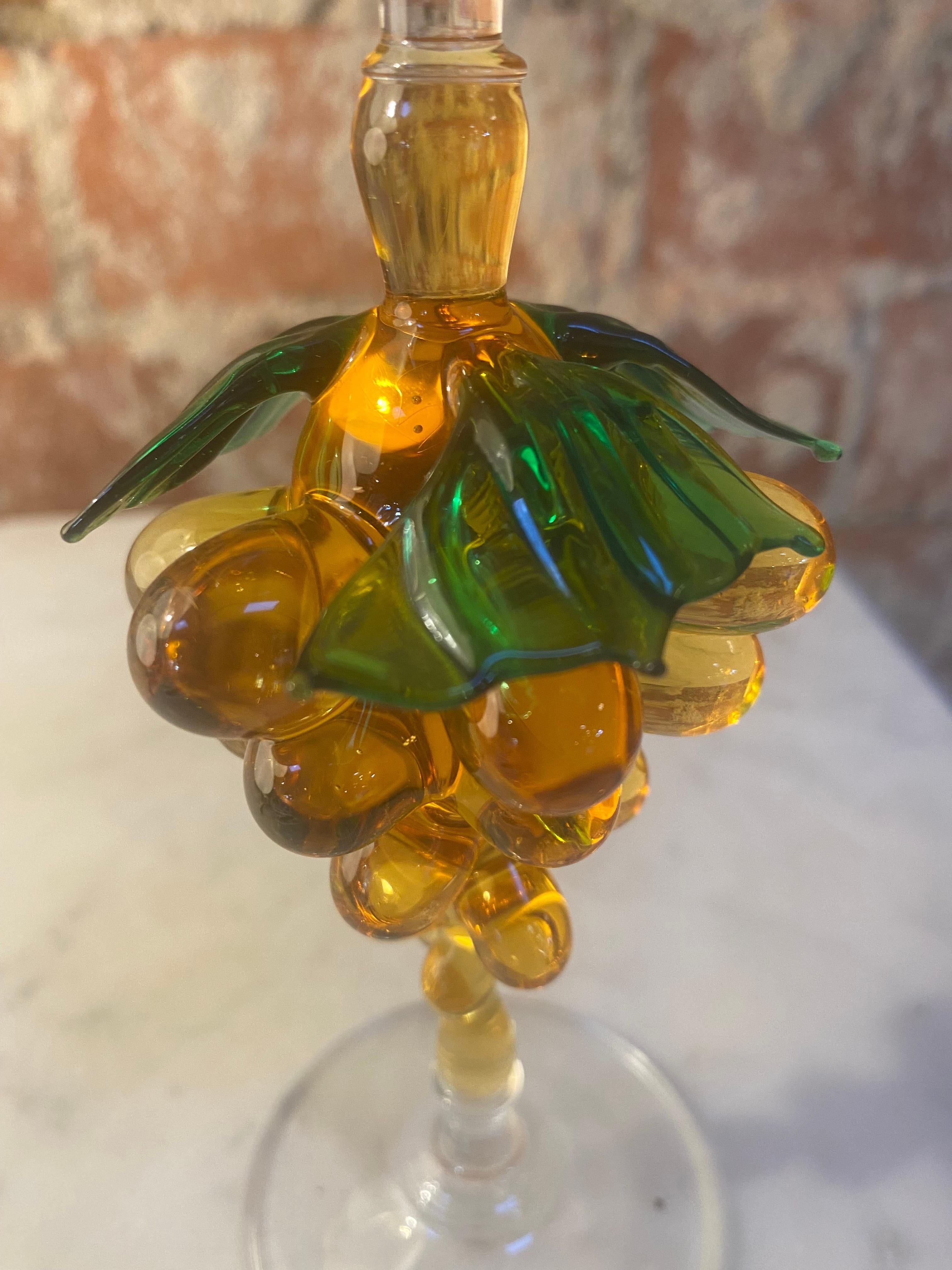 European Italian Handcrafted Murano Glass 1970s For Sale