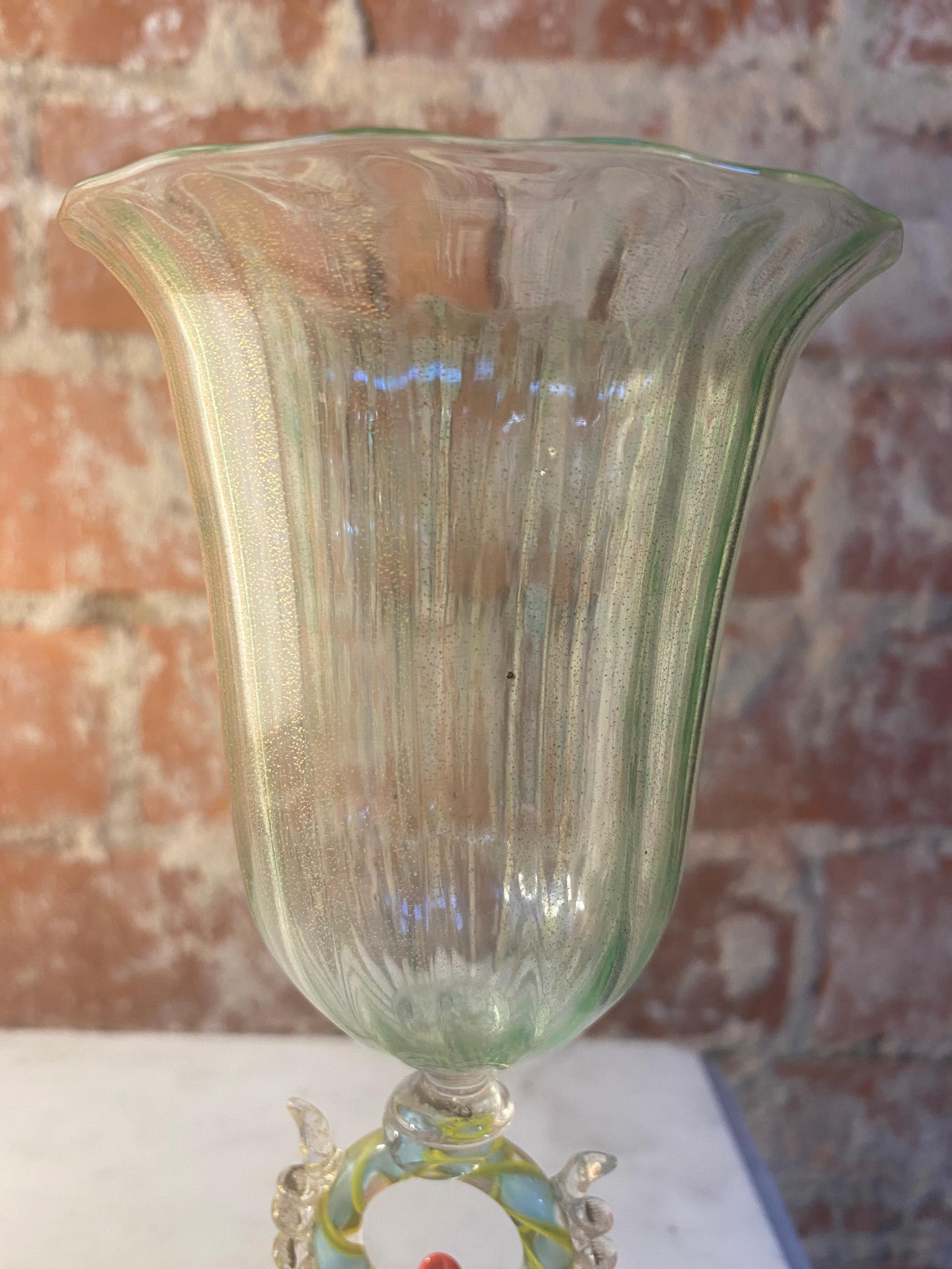 Italian Handcrafted Murano Glass 1970s In Good Condition For Sale In Los Angeles, CA