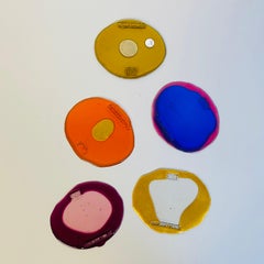 Sous-verres italiens en résine fabriqués à la main par Gaetano Pesce pour Fish Design:: 2018